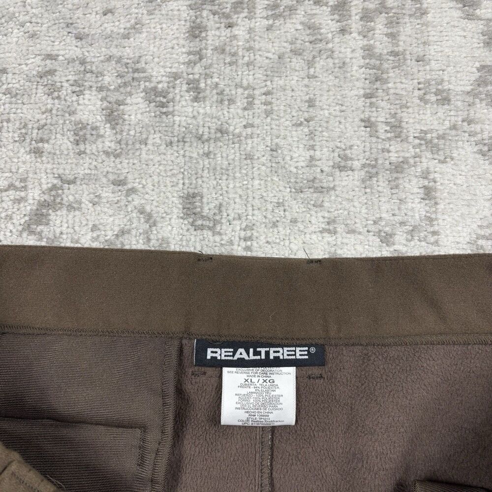 REALTREE Xtra Softshell Camo Hunting Pants Scent Factor Fleece Lined Women's XL - Picture 4 of 6